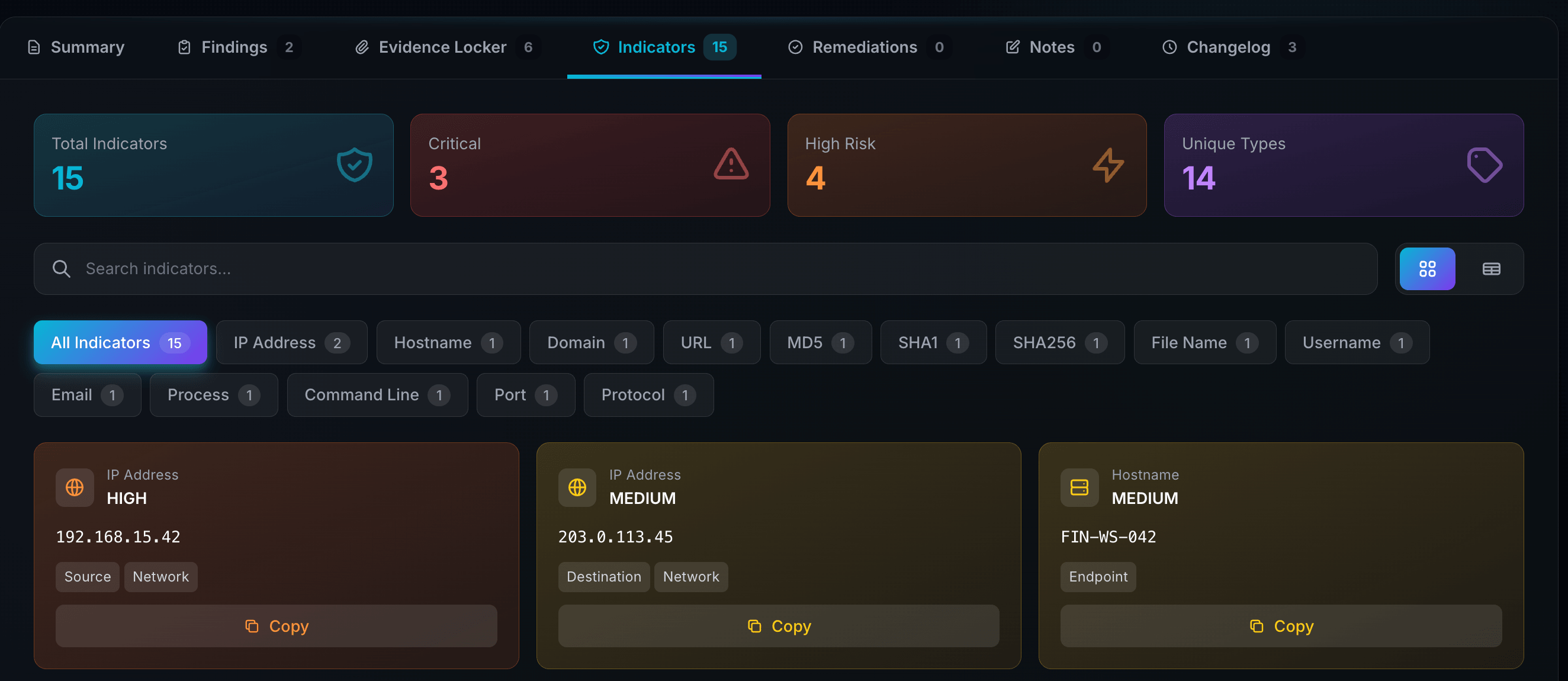 VIPER IOC Extraction and Tracking